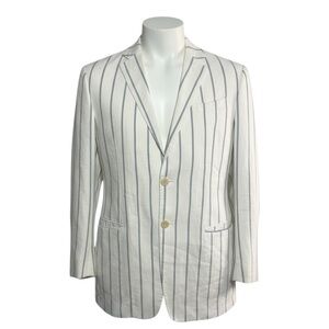 🔸‎ Vintage Armani Collezioni Linen Blend Blazer 40R | Riviera Gentleman Vibes